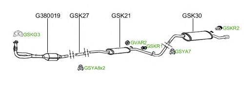 Система выпуска ОГ GT Exhaust 2214