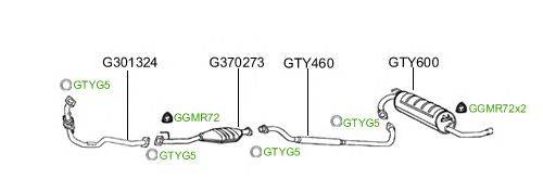 Система выпуска ОГ GT Exhaust 2301