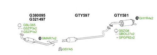 Система выпуска ОГ GT Exhaust 2310