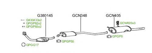 Система выпуска ОГ GT Exhaust 264