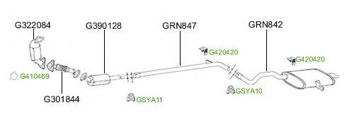 Система выпуска ОГ GT Exhaust 2995