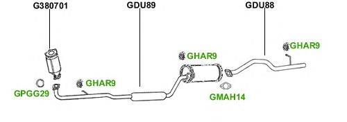 Система выпуска ОГ GT Exhaust 314