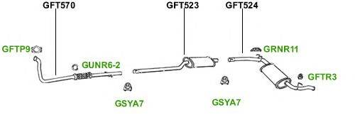Система выпуска ОГ GT Exhaust 362