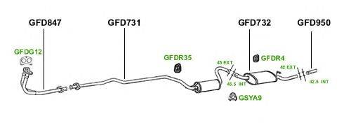 Система выпуска ОГ GT Exhaust 3790