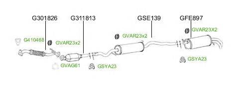 Система выпуска ОГ GT Exhaust 4754