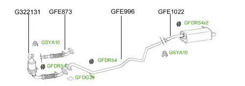 Система выпуска ОГ GT Exhaust 4776