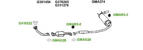 Система выпуска ОГ GT Exhaust 4852