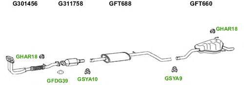Система выпуска ОГ GT Exhaust 5236