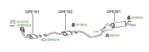 Система выпуска ОГ GT Exhaust 552