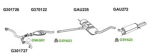 Система выпуска ОГ GT Exhaust 6036