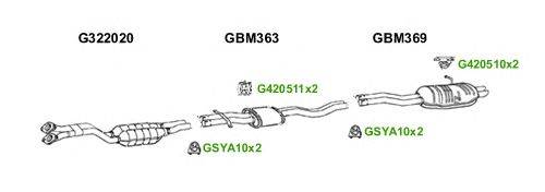 Система выпуска ОГ GT Exhaust 6137