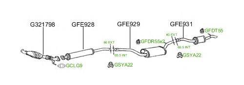 Система выпуска ОГ GT Exhaust 667
