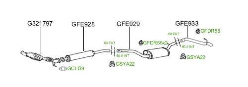 Система выпуска ОГ GT Exhaust 668