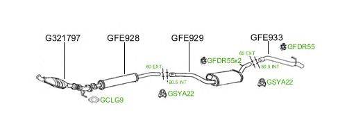 Система выпуска ОГ GT Exhaust 679