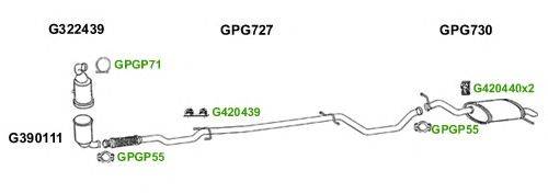 Система выпуска ОГ GT Exhaust 6794