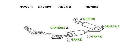 Система выпуска ОГ GT Exhaust 6858