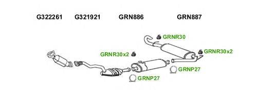 Система выпуска ОГ GT Exhaust 7190