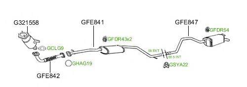 Система выпуска ОГ GT Exhaust 742