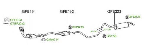 Система выпуска ОГ GT Exhaust 760