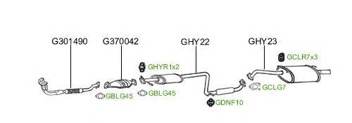 Система выпуска ОГ GT Exhaust 973