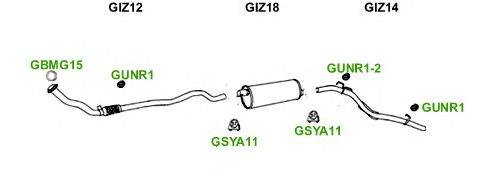 Система выпуска ОГ GT Exhaust 979