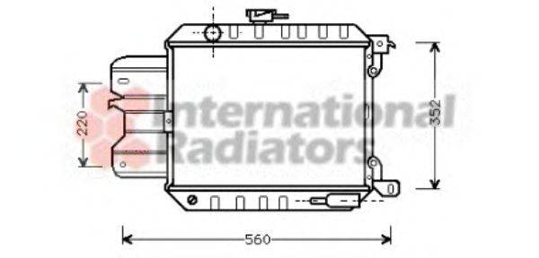 Радиатор, охлаждение двигателя PAPE 13009