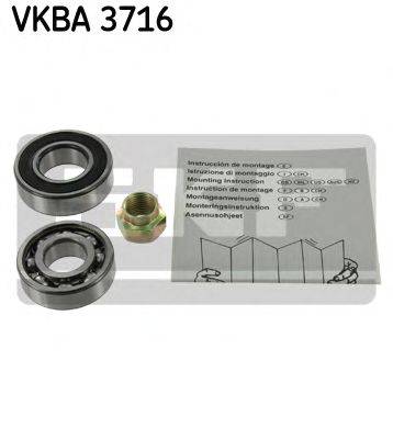 Комплект подшипника ступицы колеса SKF VKBA 3716