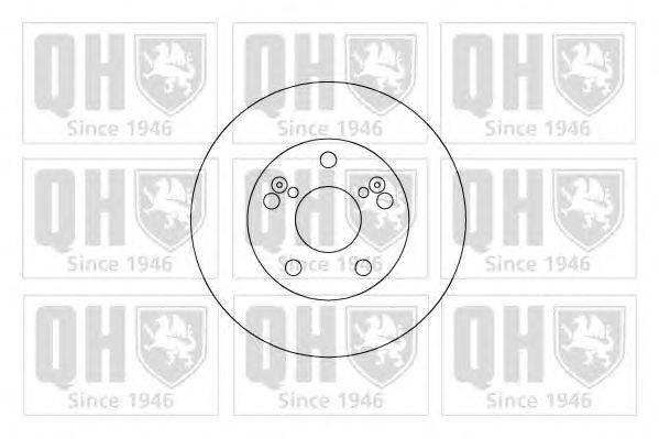 Тормозной диск QUINTON HAZELL BDC5093