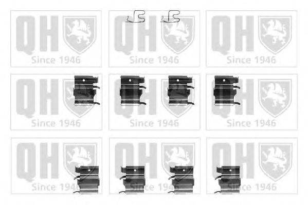 Комплектующие, колодки дискового тормоза QUINTON HAZELL BFK899