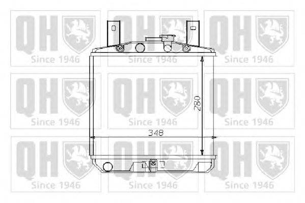 Радиатор, охлаждение двигателя QUINTON HAZELL QER1072