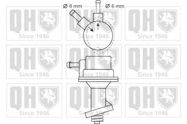 Топливный насос QUINTON HAZELL QFP73
