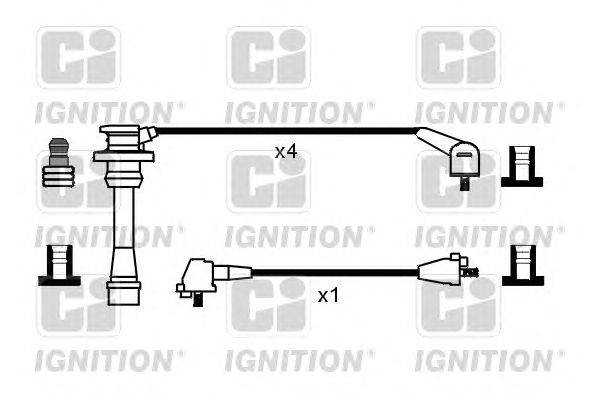 Комплект проводов зажигания QUINTON HAZELL XC640