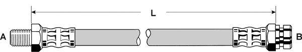 Тормозной шланг PEX 36601