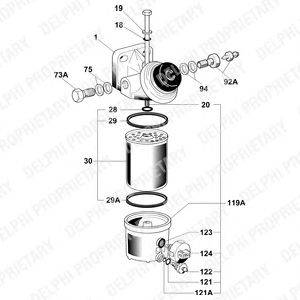 Топливный фильтр PEUGEOT 190150