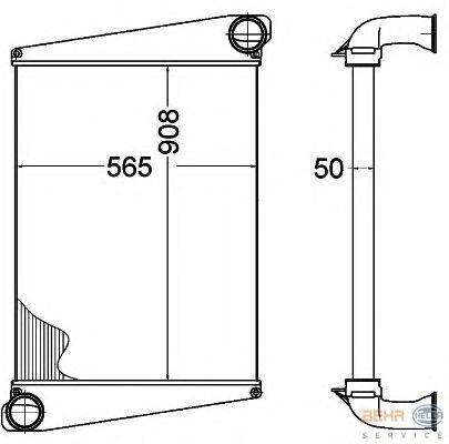 Интеркулер HELLA 8ML 376 758-221