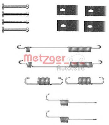 Комплектующие, тормозная колодка METZGER 105-0846