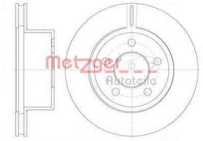 Тормозной диск METZGER 6886.10