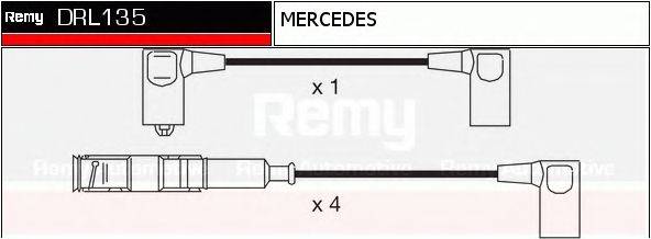 Комплект проводов зажигания DELCO REMY DRL135