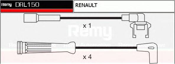 Комплект проводов зажигания DELCO REMY DRL150