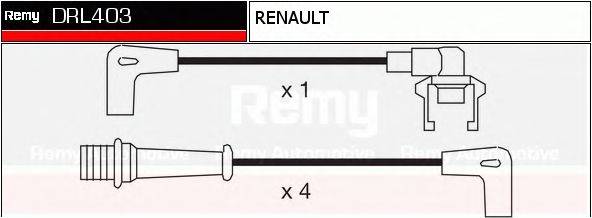 Комплект проводов зажигания DELCO REMY DRL403