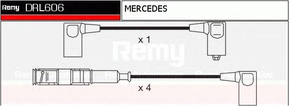 Комплект проводов зажигания DELCO REMY DRL606