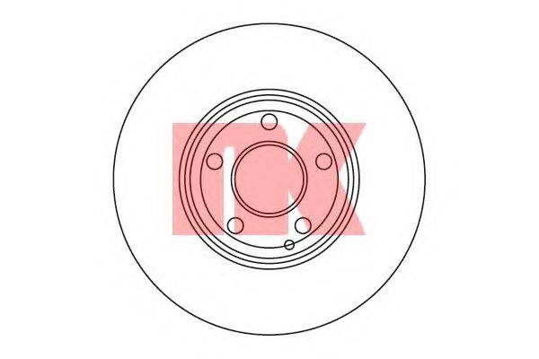 Тормозной диск NK 203386