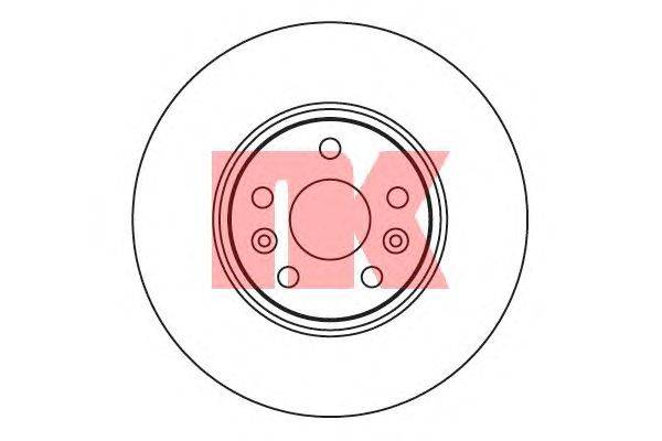 Тормозной диск NK 2039101