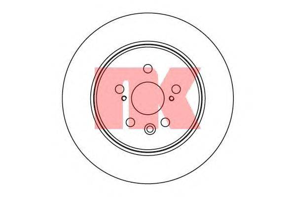 Тормозной диск NK 204594