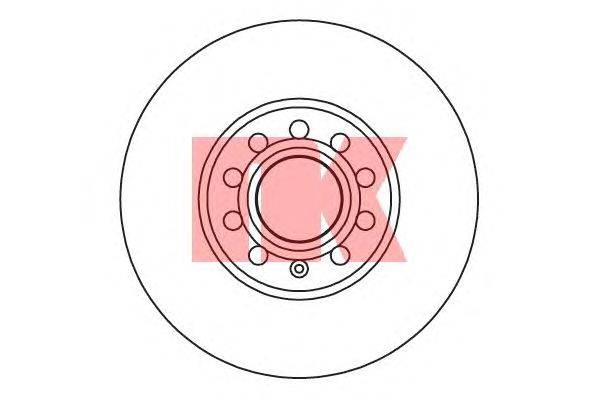 Тормозной диск NK 314743