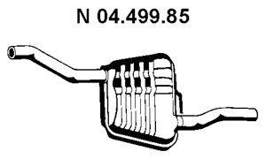 Глушитель выхлопных газов конечный EBERSPÄCHER 04.499.85