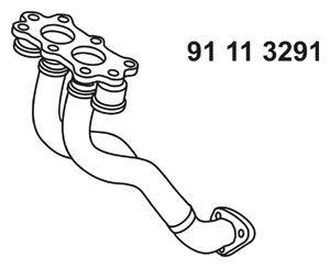 Труба выхлопного газа EBERSPÄCHER 91 11 3291