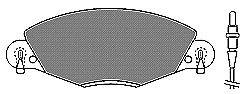 MAPCO (НОМЕР: 6566) Комплект тормозных колодок, дисковый тормоз