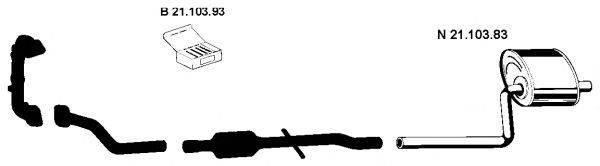 Система выпуска ОГ EBERSPÄCHER 212275