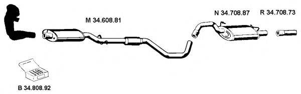 Система выпуска ОГ EBERSPÄCHER 342010
